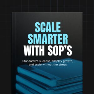 Scale Smarter with SOPs — guide cover